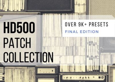 POD HD500 PATCH COLLECTION | HD500 Presets Download